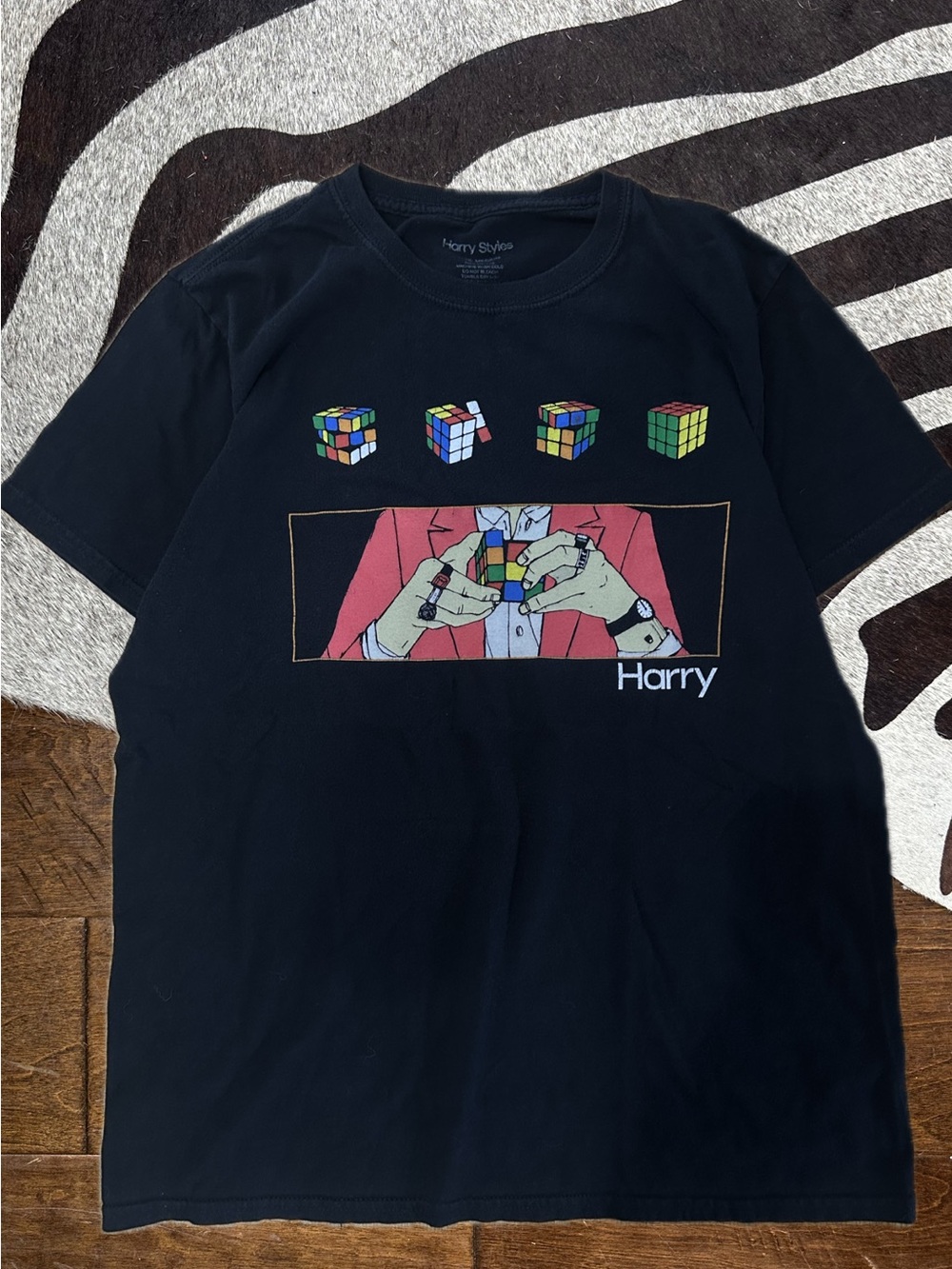 Harry Styles Rubiks Cube Graphic Tee